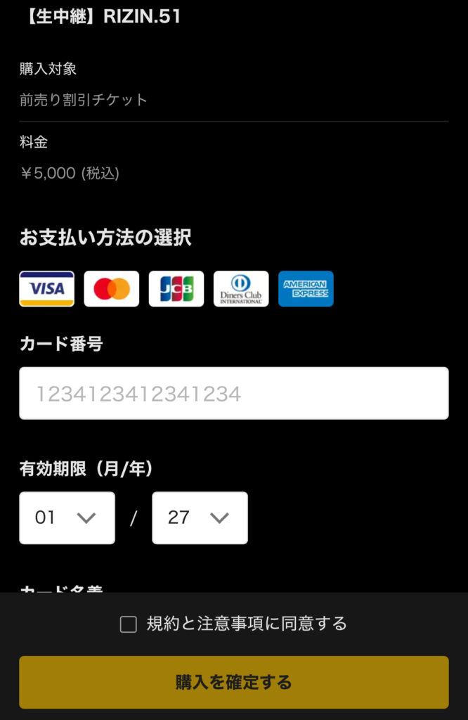 RIZIN　PPV　ABEMA購入方法